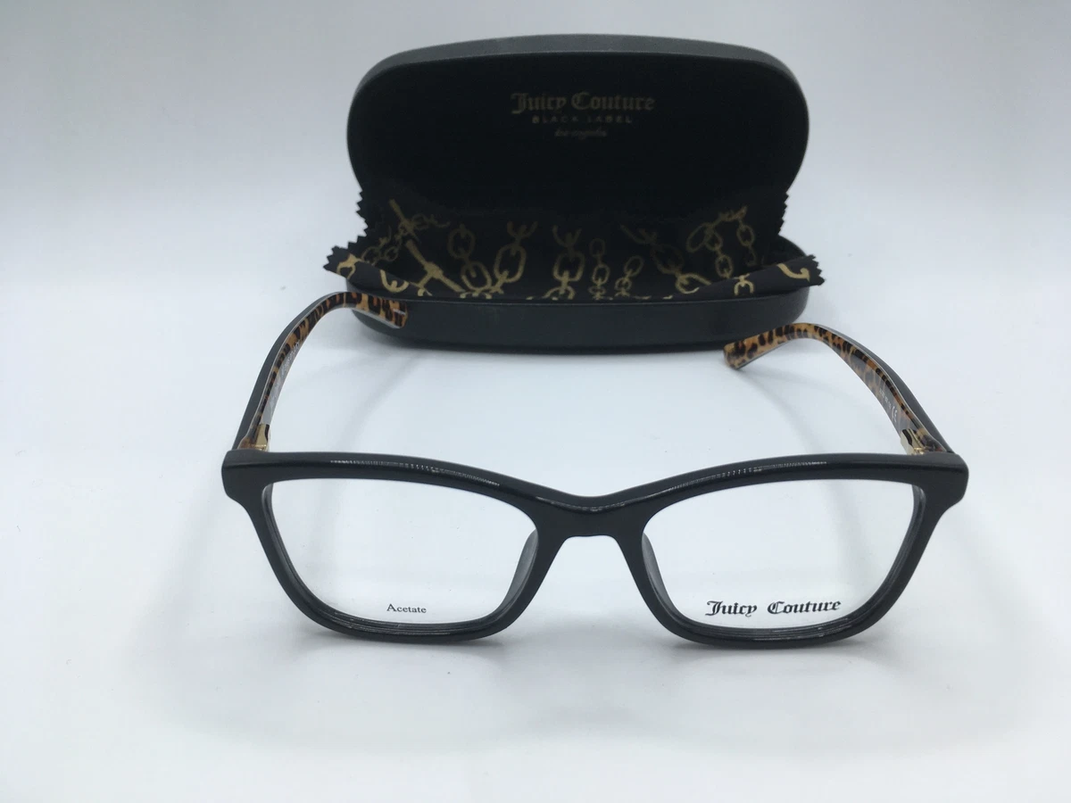 Juicy Couture JU305 Women's Black Frame Demo Lens Rectangular  Eyeglasses 48MM | eBay
