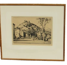 John Charles Moody Original Drypoint Etching Charmes S/N 23/75