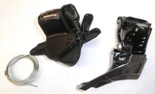 microSHIFT MEZZO 2-speed FRONT DERAILLEUR/SHIFTER MOUNTAIN BIKE PART 43-2