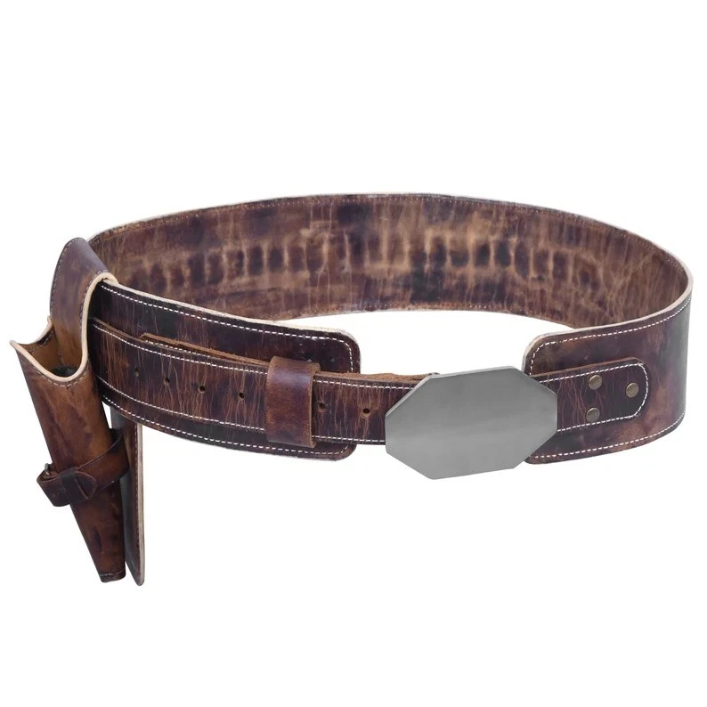 Leather Belt inspire by han solo With Holster ROTJ Cornellian