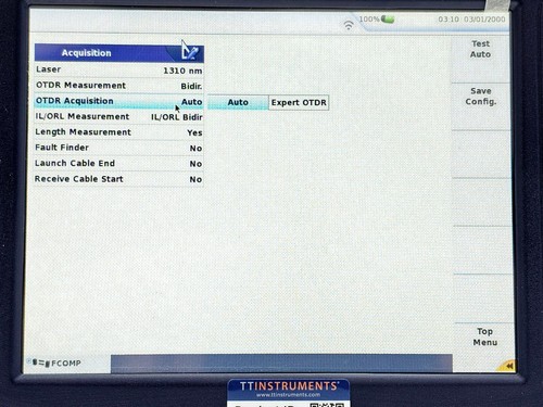 Viavi JDSU MTS 6000A V2 + 8126C SM OTDR 1310/1550nm 47 dB FCOMP IL ORL Bi-Direc - Picture 20 of 22