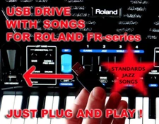 Usb thumb jazz standard songs backtracks for accordion Roland Fr 1x 3x 8x 8xb 4x