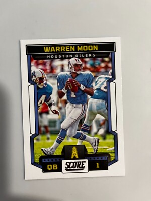 2023 Score - Warren Moon #8 Gold for sale online | eBay