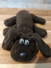 Vintage 8" Tonka 1986 Black Pound Puppy Plush Stuffed Animal Newborn