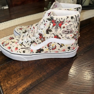 Vans Off The Wall Stranger Things Hellfire Club Shoes Men s 8 Women s 9.5 