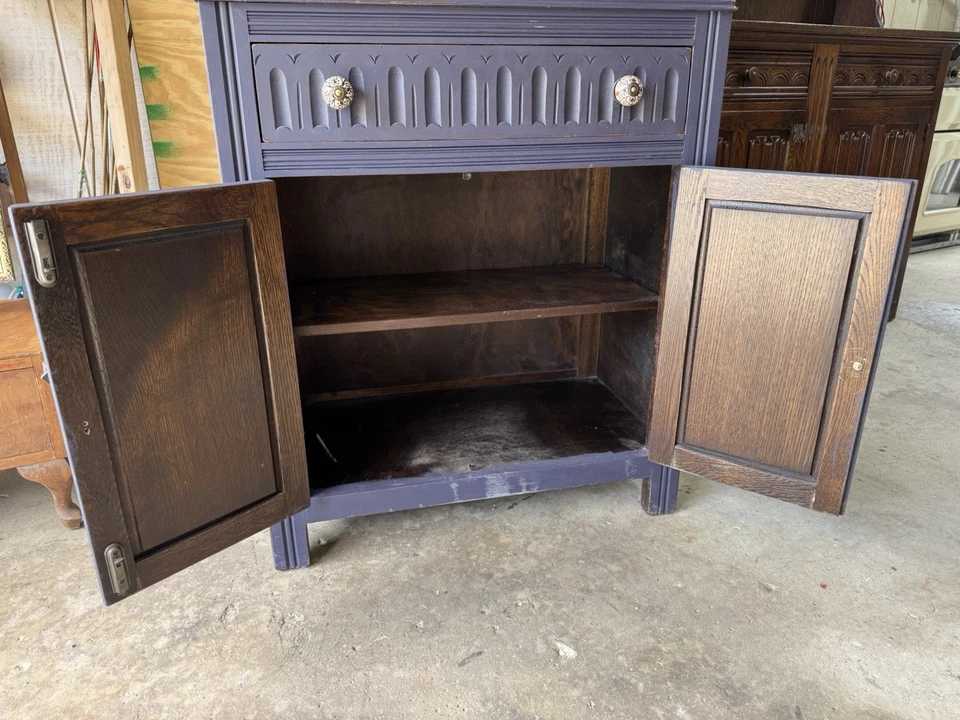 Armario barra frontal caída roble inglés madera maciza Foto 4 de 4