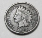 1891 INDIAN HEAD CENT,PARTIAL LIBERTY, VERY NICE COIN!!!!(A6)
