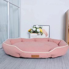 B-Square All Seasons Small Dog Bed Anti-Slip Sleeping Cat Bed Breathable Soft Do