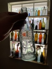 Rare Aqua Horseshoe Arrow Jackson Tennessee Straight Side Coca-Cola Bottle