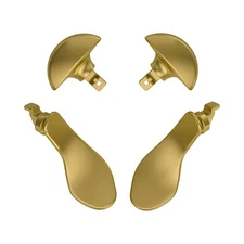 Gold DIY Steel Back Paddles For PS5 Edge Controller Interchangeable Back Button