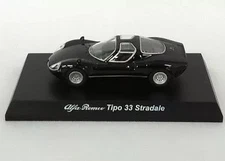 Mini car 164 Alfa Romeo Tipo 33 Stradale Black Alfa Romeo Mini Car Collection 2