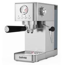 Semi-Automatic Espresso Coffee Machine 1300W, Stainless Steel with Steam Wand