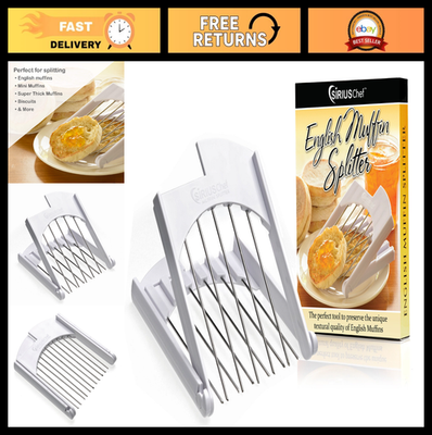 #ad English Muffin Splitter Perfect for Biscuits amp; Crumpets Essential Kitchen Too $37.99