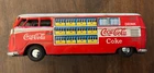 Vintage Taiyo Tin Toy Friction Coca Cola Volkswagen VW Bus Samba Microbus