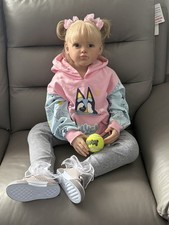 Reborn Toddler Sophie By Natali Blick 38” Vinyl Limbs And Torso Cloth Body