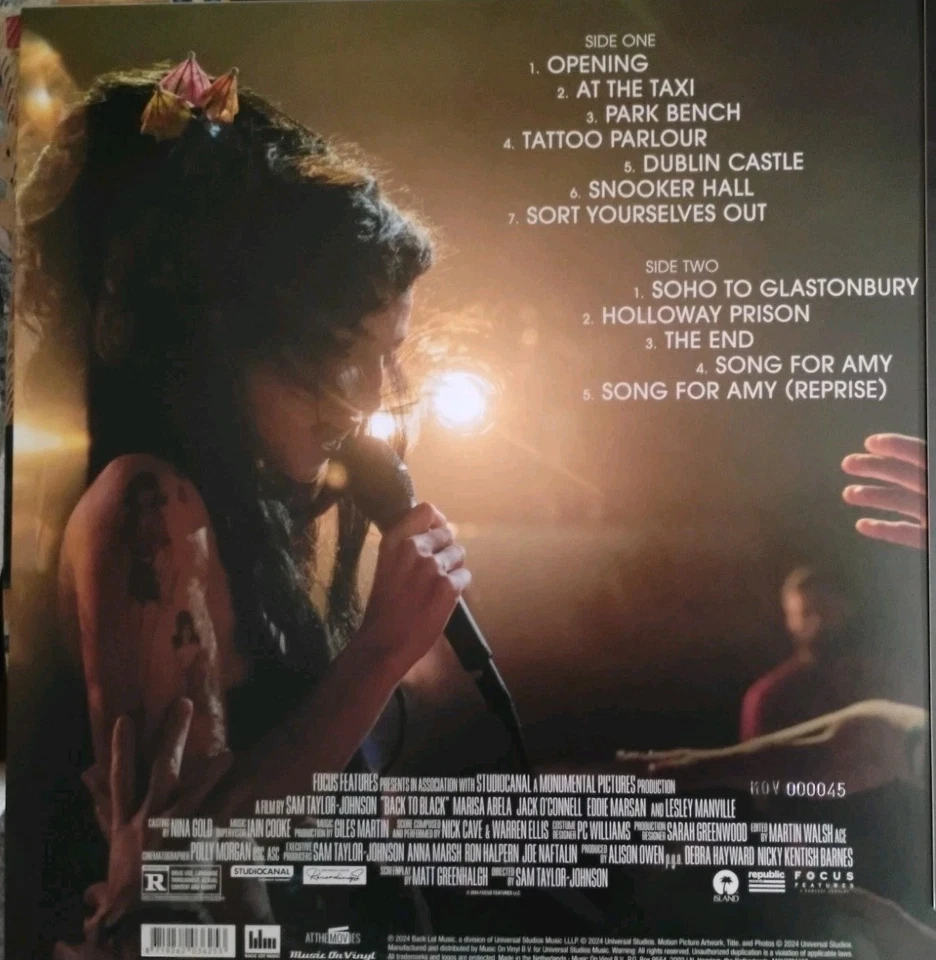 12" LP Vinyl Nick Cave Warren Ellis Filmmus. Back To Black numb. ed. - MOV000045, Foto 3 von 5