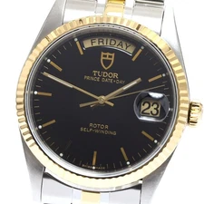 TUDOR Prince Date Day 76213 black Dial Automatic Men's Watch_898785