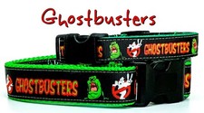 Ghostbusters dog collar handmade adjustable buckle collar 1"or 5/8"wide or leash