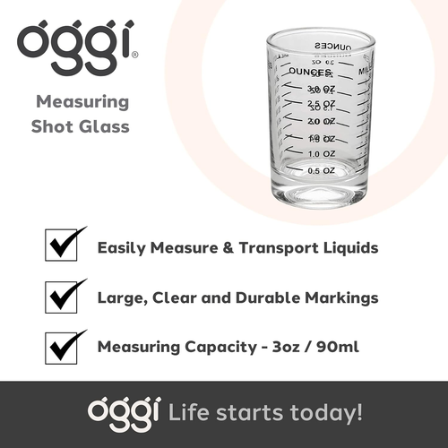 Measuring Shot Glass with Measuring Lines Jigger for Bartender 3Oz 90Ml - Picture 7 of 12