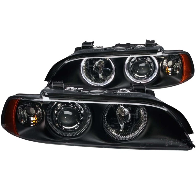 Faros proyectores ANZO 121017 para BMW Serie 5 1997-2001 con halo negro Foto 3 de 4