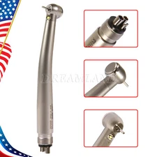 NSK Style Dental LED Fiber Optic High Speed Handpiece Big Head 4 hole 3 Spray