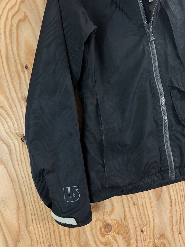 Burton AK 2L Rotor Insulated GORETEX Jacket M Snowboard Ski Snow Black Swirl - Image 4 of 4
