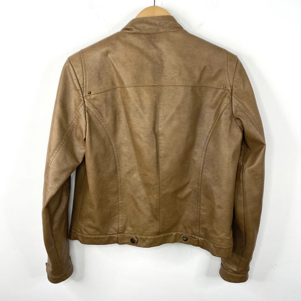 Chaqueta de motociclista Nuage Moto para mujer talla mediana imitación cuero vegana Foto 3 de 4