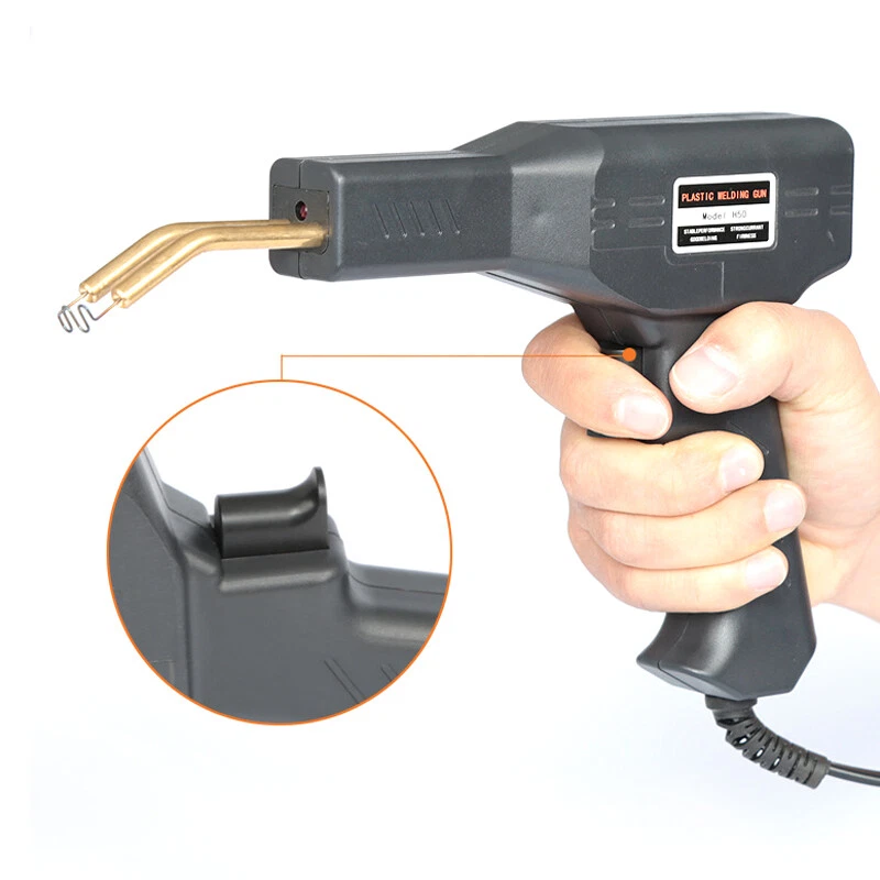 220 В автомобильный пластиковый бампер крыло сварщик пистолет обтекатель ремонт сварочная проволока степлер - Изображение 3 из 4
