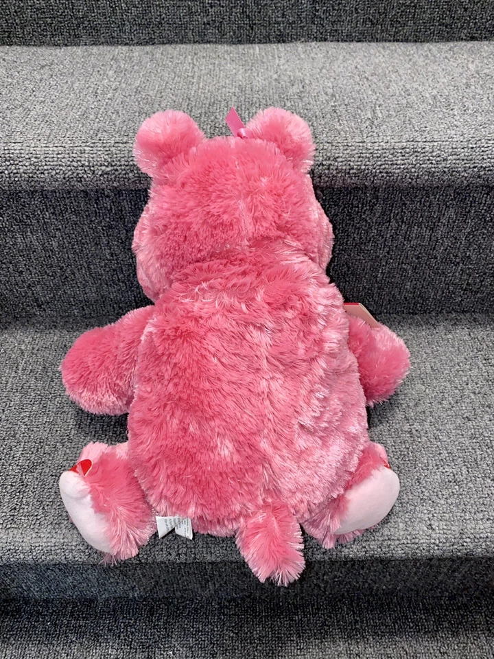 Hallmark ROSA LOLA LOVE HIPOPÓTAMO Abrazo HABLANDO OREJAS MOVIBLES Día de San Valentín Peluche JUGUETE Foto 3 de 4