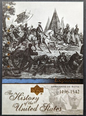 Hernando De Soto 2004 History of America Upper Deck Card #45 (NM)