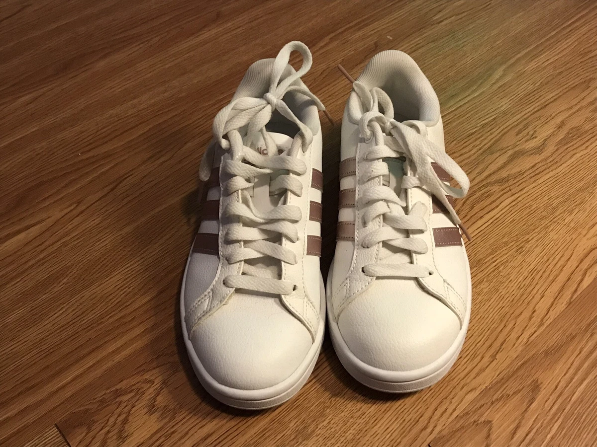 Adidas cloudfoam advantage metallic womens sneakers cheap