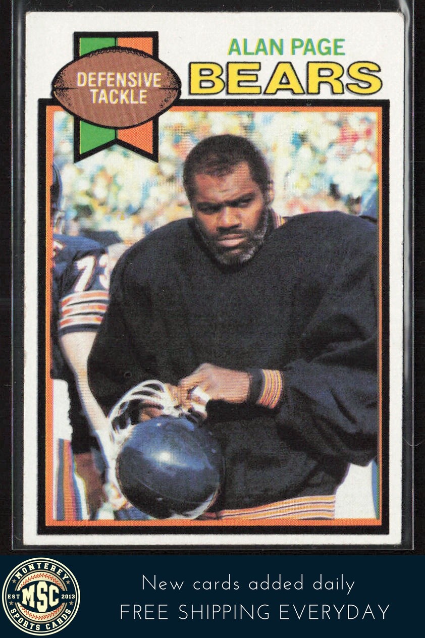 Alan Page 1979 Topps Cream Colored Back #15 Chicago Bears