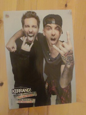 ALL TIME LOW & YOU ME AT SIX Josh Franceschi Alex Gaskarth  1 Page Clipping T103
