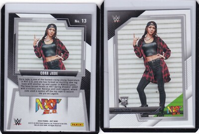 2022 Panini NXT 2.0 Cora Jade WWE Rookie Card #13 ROOKIE CARD-QTY $ CORA JADE
