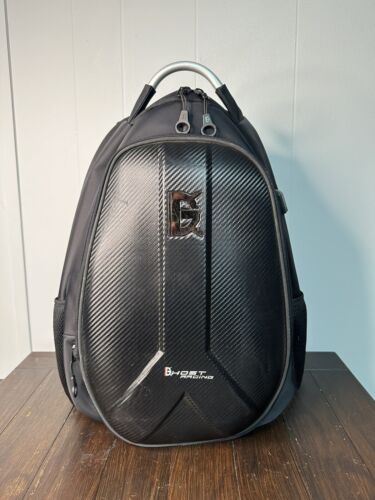  Ghost Racing  Large Capacity Motorcycle Riding Backpack Carbon Fiber Hard shell - Photo 1/12