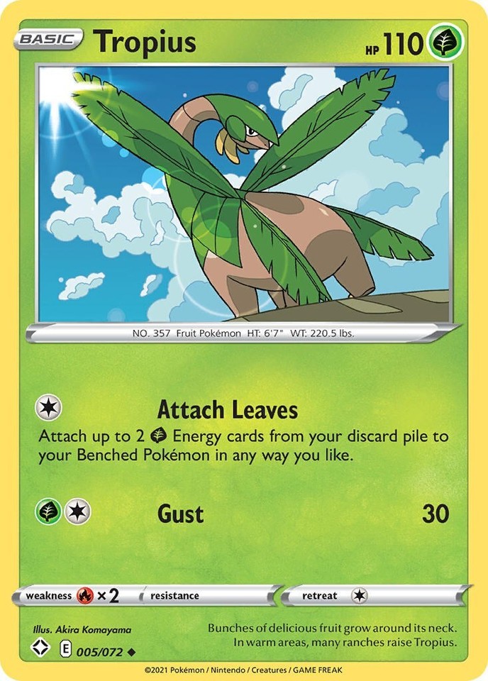 Tropius 005/072 Shining Fates - 1 of 1