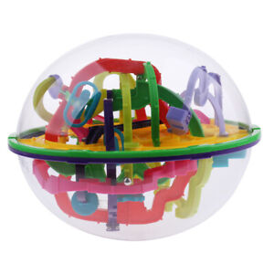 Labyrinth 3D magischer Würfel Roll Spielzeug Puzzle-Spiel für Kinder Erwachsene