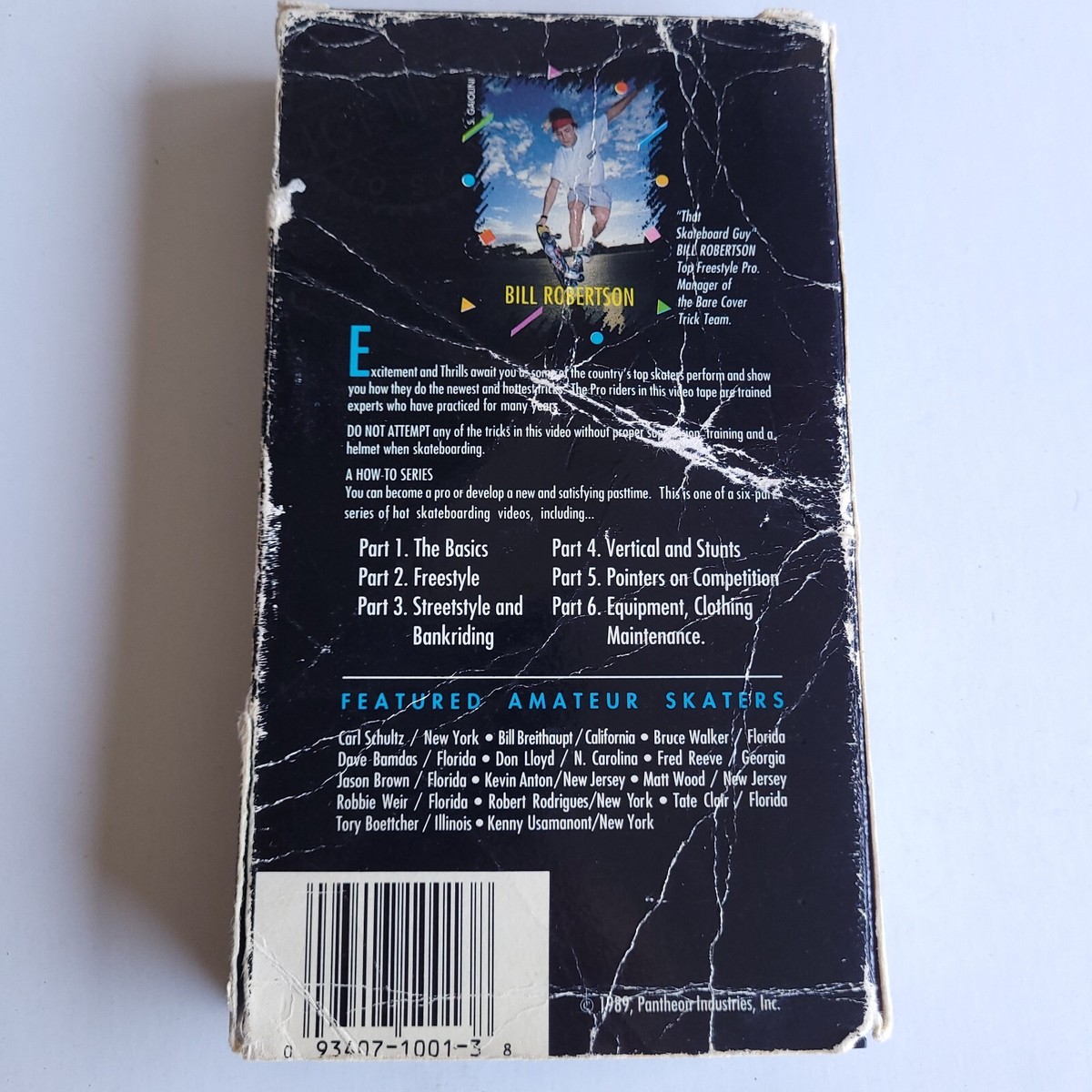 License to Skate Part 1 The Basic VHS 1989 Chuck Dinkins Tested