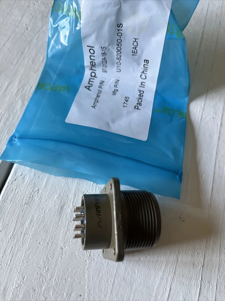 AMPHENOL 97-3102A-18-1S Circular Connector  Straight Plug 10 Contact NEWOLDSTOCK - Image 3 of 4