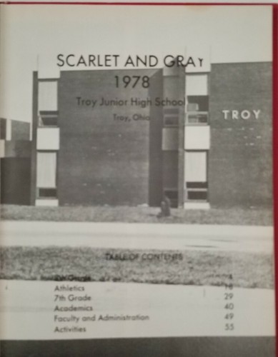Troy Junior High School Troy, Ohio 1978-1979 Scarlet & Gray Yearbook Annual- 241 - Picture 4 of 12