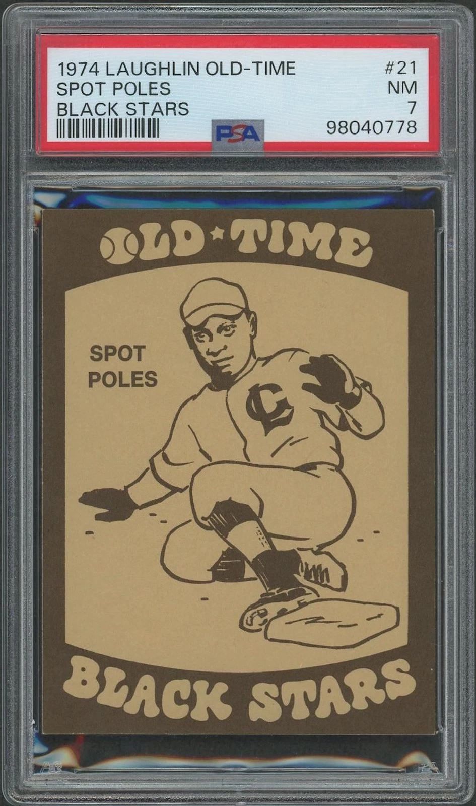 Spot Poles trading card