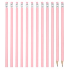 12 Pack Round Pencils Triangle HB Graphite Pe...