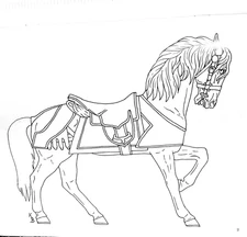 75 Anniv. Billboard Carousel Horse Carving Pattern Buck Owens Emmett Kelly Clown