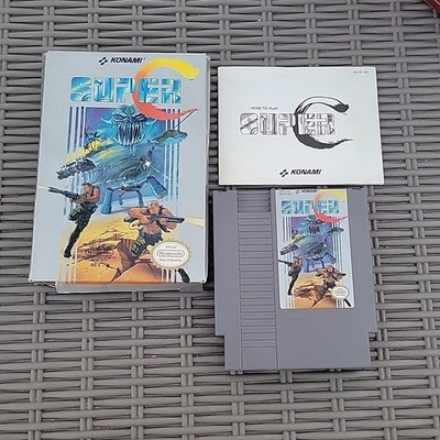 Super C - Konami - Nintendo Entertainment System NES 1990 - CIB - Authentic!!