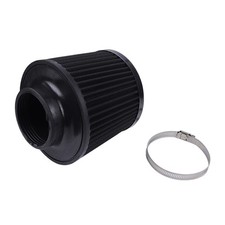 3-inch Cold Air Intake Filter 76mm High Performance Clamp-on Engine Intake Black