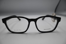 GUCCI GG0749O 004 Black Mens Rectangle Full Rim Eyeglasses 55 18-145