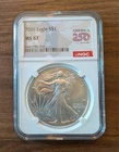 2026 American Silver Eagle BU - NGC MS67 w/ 250th Logo