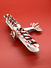 Zee Dyna Flites SPAD Biplane White A 113 FUTS Aeroplane Circus 1974 Die-Cast VGC