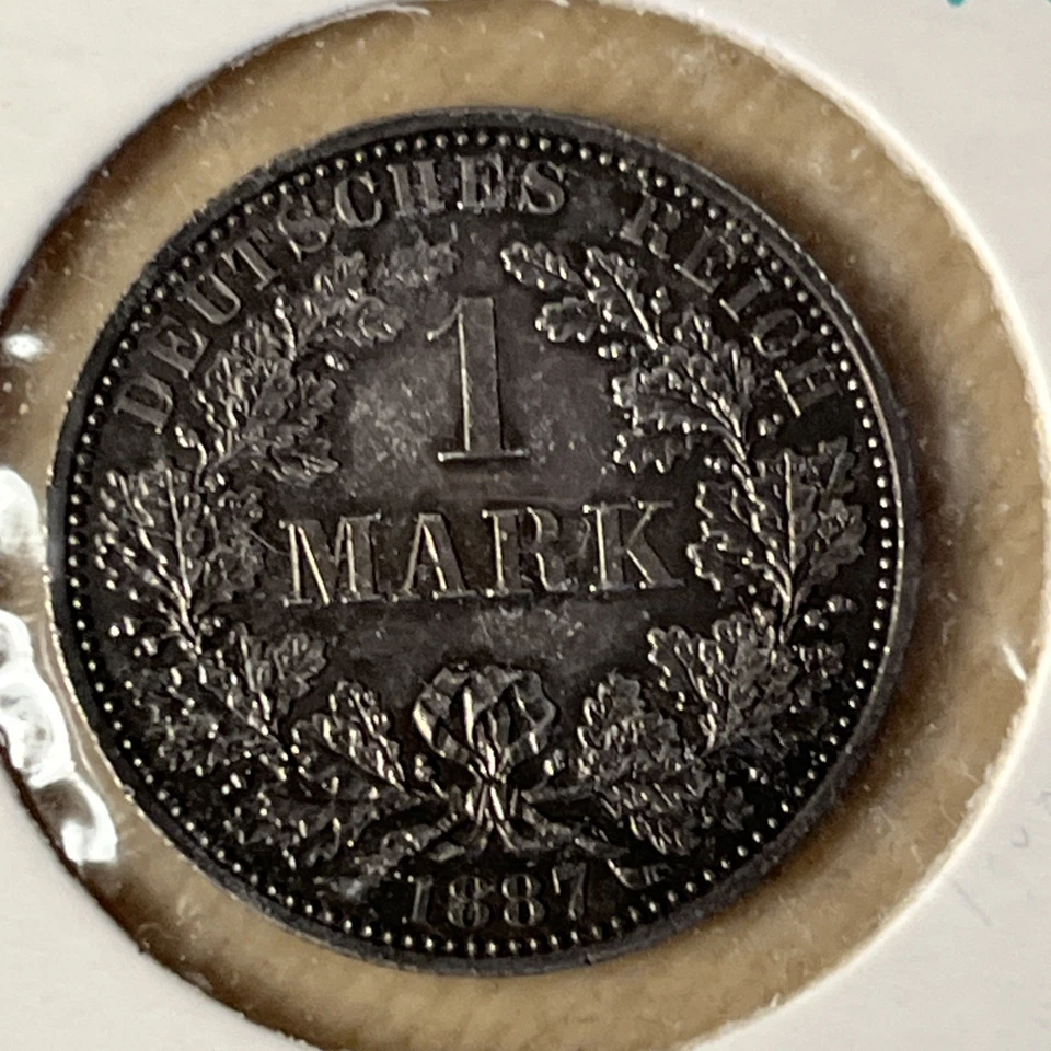 Deutsches Kaiserreich 1 Mark 1887 A PP !!! sehr selten - Bild 2 von 4