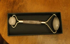 Goddess Provisions Face Roller w/Box ~ White ~ 6"